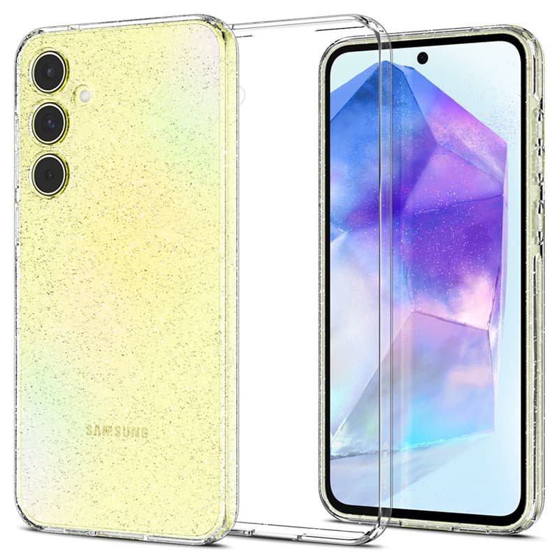 Spigen Liquid Crystal Glitter - Case for Samsung Galaxy A55 5G (Transparent) 2