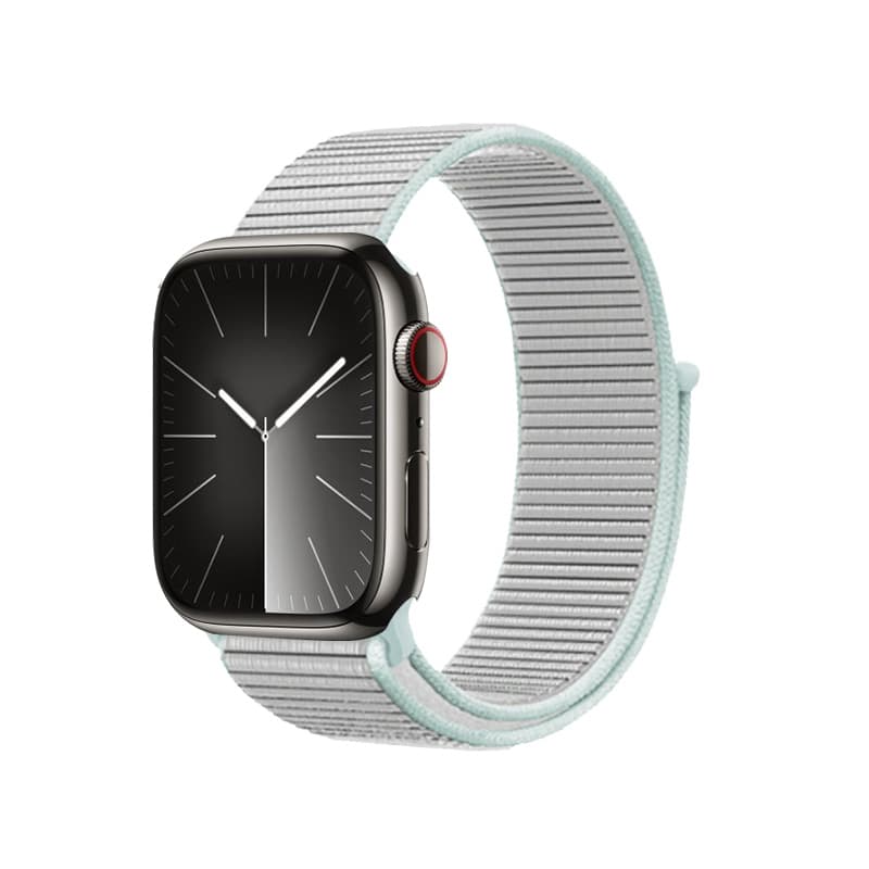 Crong Nylon - Sport Band for Apple Watch 38/40/41/42 mm (Pastel Gray) 2