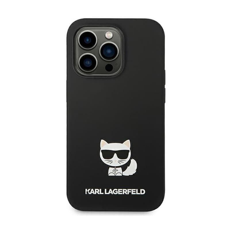 Karl Lagerfeld Choupette Body - Case for iPhone 14 Pro (Black) 3