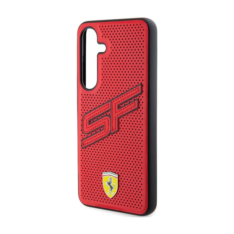 Ferrari Big SF Perforated - Case for Samsung Galaxy S24+ (Red) 6