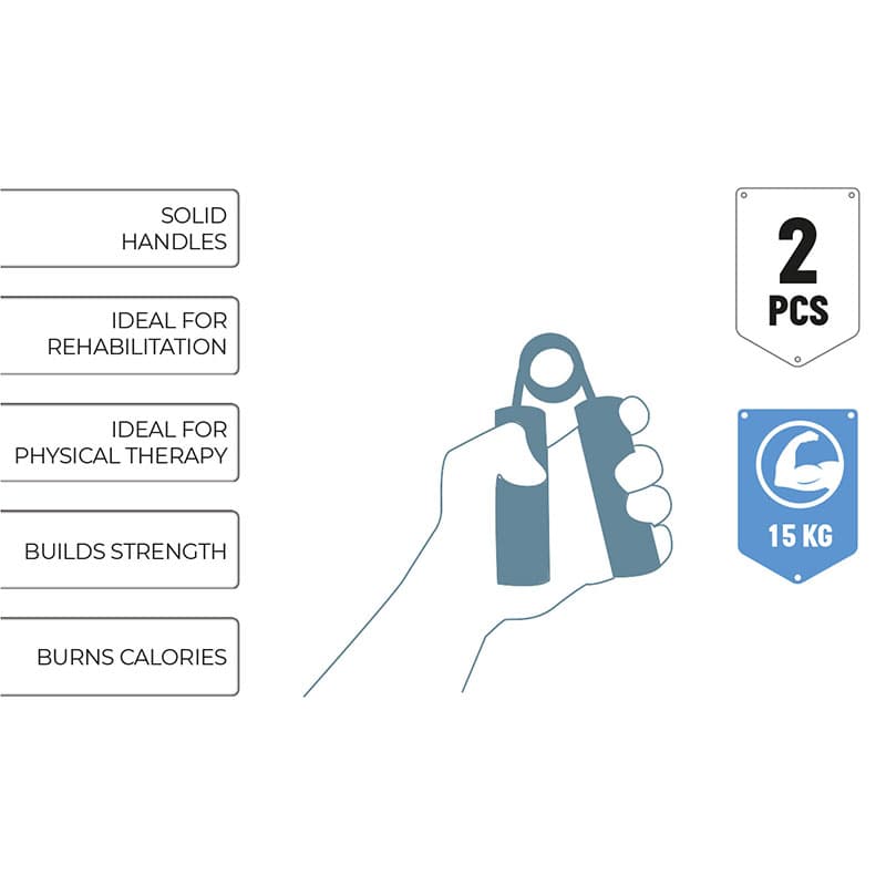 Umbro - Hand squeezer 15 kg 2 pcs. (Blue) 2