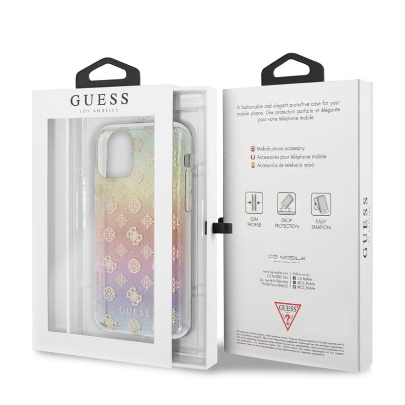 Guess 4G Peony Electroplated Peony - Case for iPhone 11 Pro (Rainbow) 5