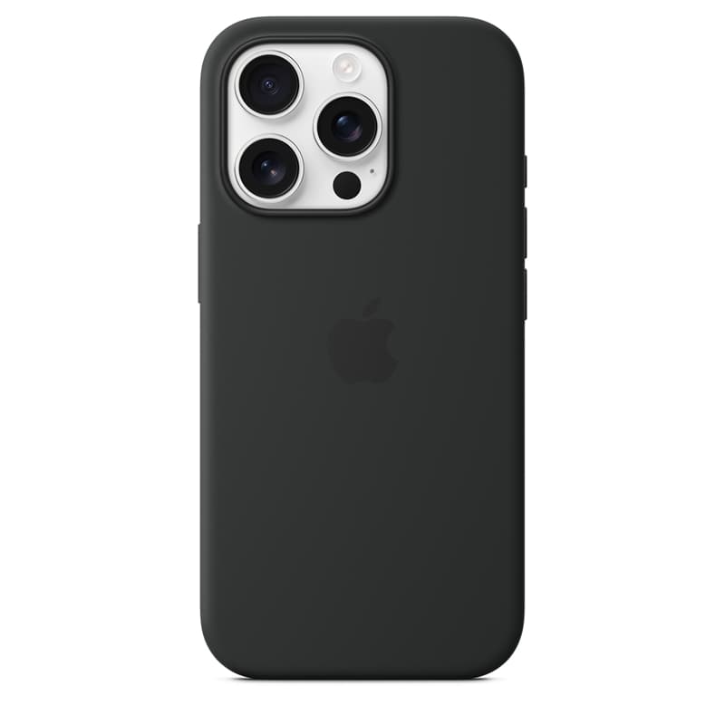 Apple Silicone Case – Silicone Case with MagSafe for iPhone 16 Pro (Black) 4