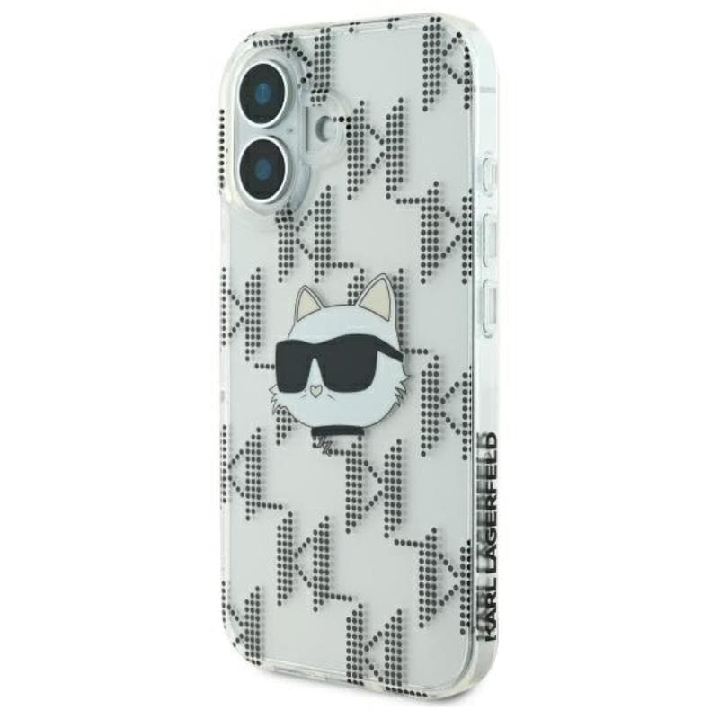 Karl Lagerfeld IML Choupette Head Electroplated - Case for iPhone 16 (transparent) 2