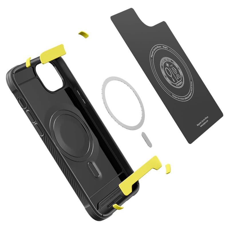 Spigen Rugged Armor Mag MagSafe - Case for iPhone 14 (Black) 8