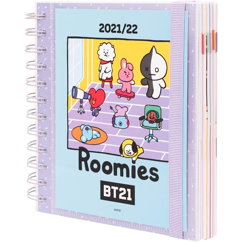 BT21 - Calendar for the school year 2021/2022 (blue) 2