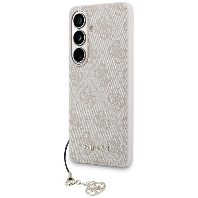 Guess 4G Classic Logo Charm MagSafe - Samsung Galaxy S26 Case (Pink) 2