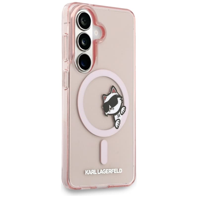 Karl Lagerfeld IML Peekaboo Choupette MagSafe - Samsung Galaxy S26 Case (Pink) 4