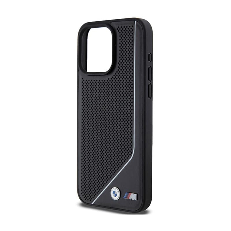 BMW Perforated Twisted Line MagSafe - Case for iPhone 15 Pro (black) 6
