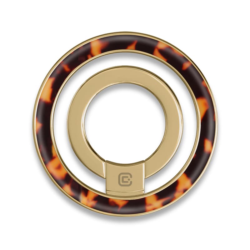 Crong Deluxe RING Holder - Magnetic Phone Holder MagSafe (Tortoise) 4