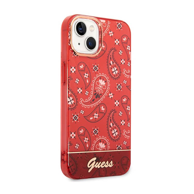 Guess Bandana Paisley - Case for iPhone 14 Plus (red) 4