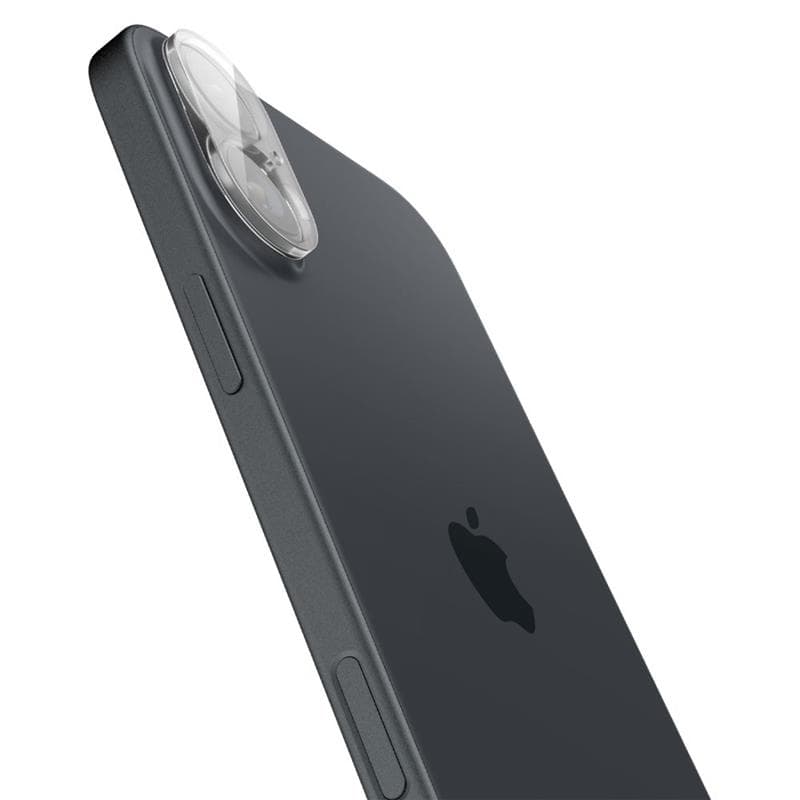 Spigen Optik GLAS.TR Camera Protector 2-Pack - Lens Protector for iPhone 16 / 16 Plus (2 pcs) (Clear) 3