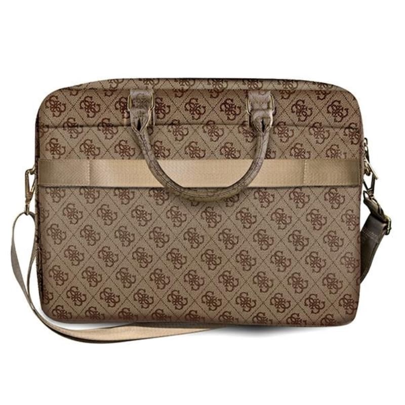 Guess 4G Big Metal Logo Computer Bag - Bag for notebook 15' / 16" (brown) 2