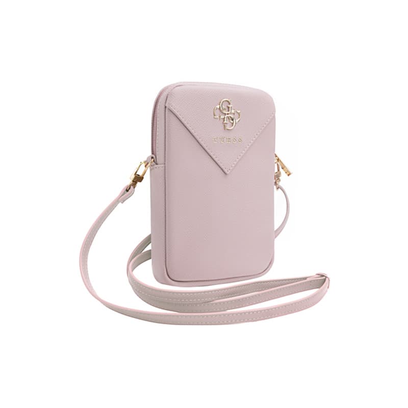 Guess Zip Triangle 4G - Phone bag (pink) 3