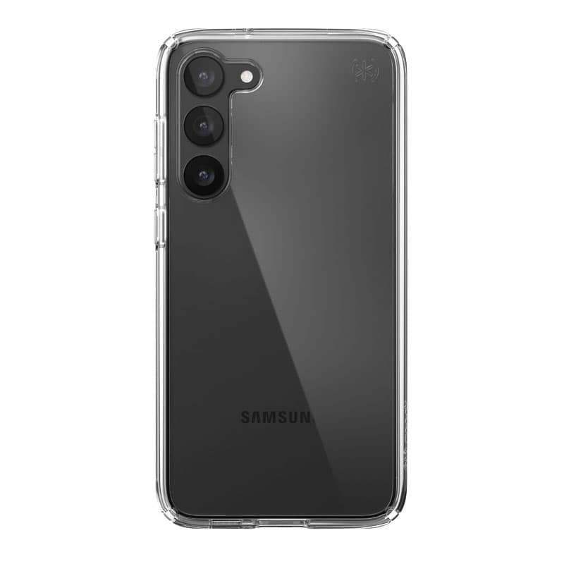 Speck Presidio Perfect-Clear - Samsung Galaxy S23+ Case with MICROBAN Coating (Clear) 7