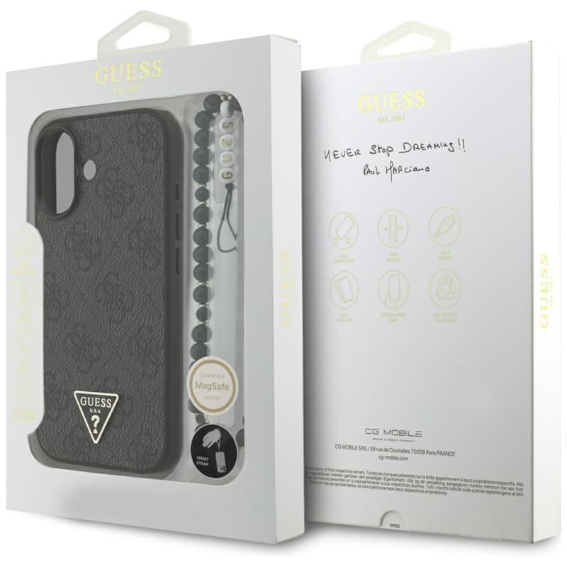 Guess 4G Strap Triangle Logo MagSafe - Case iPhone 17 (black) 8