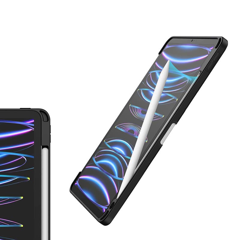 Crong PrimeFolio – Case for iPad Air 11” (2026-2024) / iPad Air 10.9” (5th-4th gen.) / iPad Pro 11" (2022-2021) (Black/Clear) 8