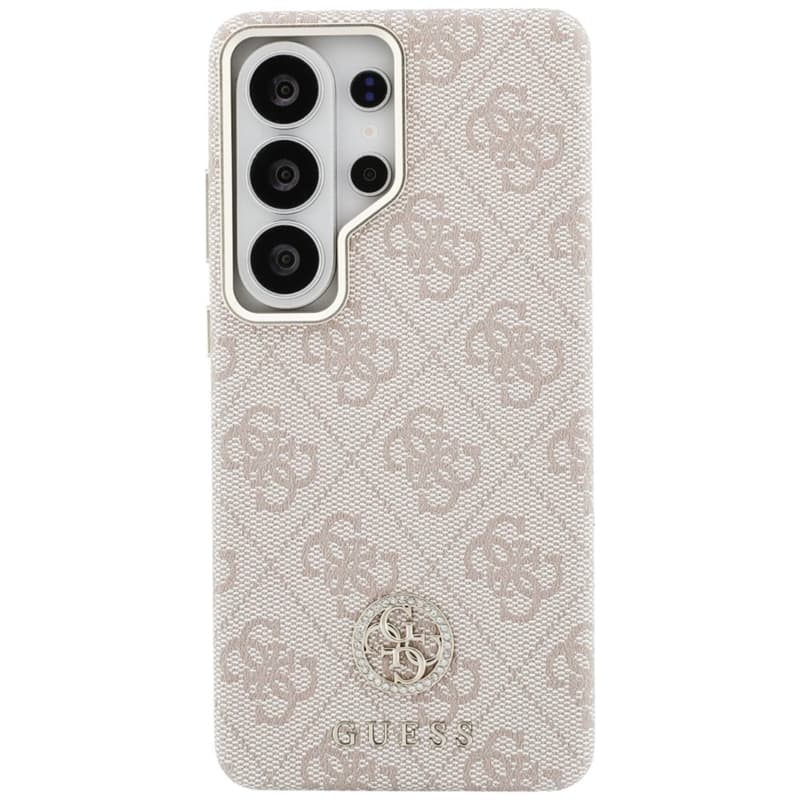 Guess 4G Rhinestone Round Logo MagSafe - Samsung Galaxy S26 Ultra Case (Pink) 3