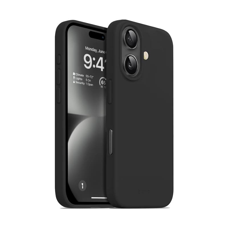 Crong Color Cover - iPhone 16 Case (Black)