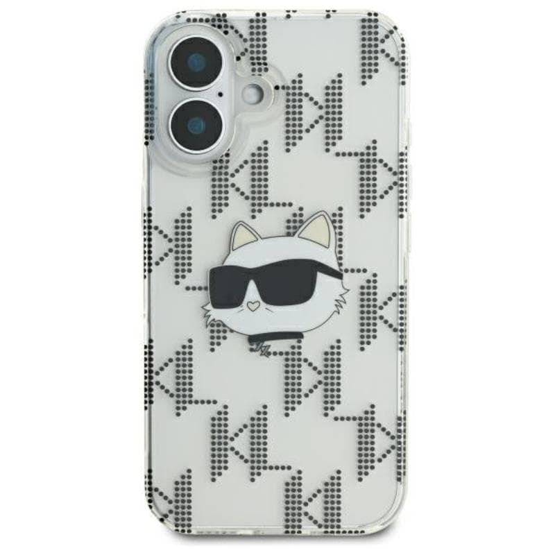 Karl Lagerfeld IML Choupette Head Electroplated - Case for iPhone 16 (transparent) 3