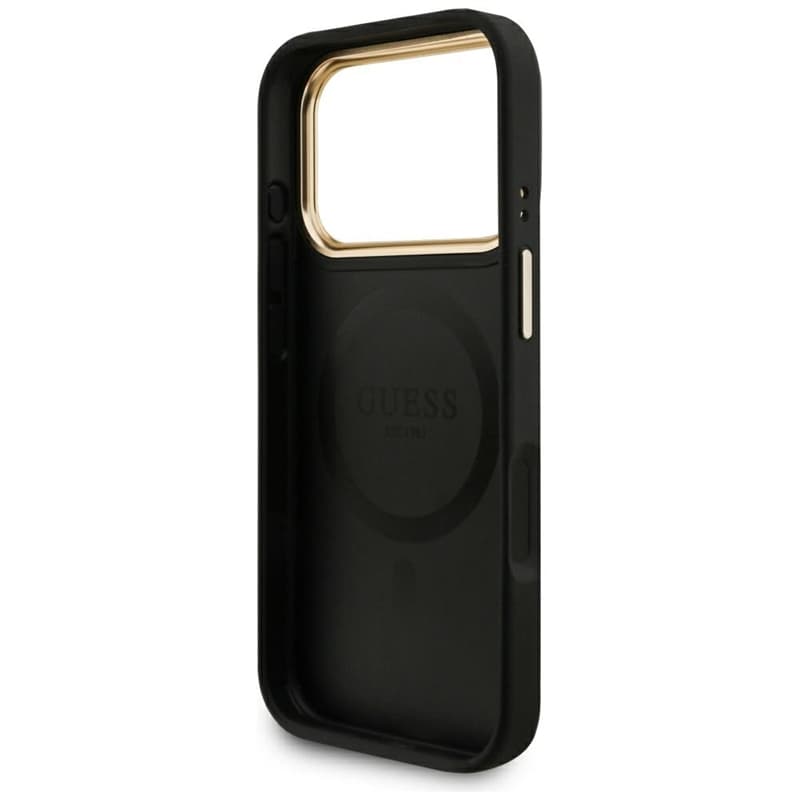 Guess Bundle Pack MagSafe 4G - Case + MagSafe Wallet Set for iPhone 17 Pro (Black) 7