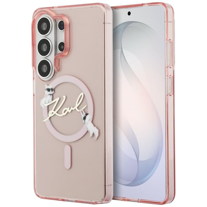 Karl Lagerfeld IML KC Script MagSafe - Samsung Galaxy S26 Ultra Case (Pink) 1
