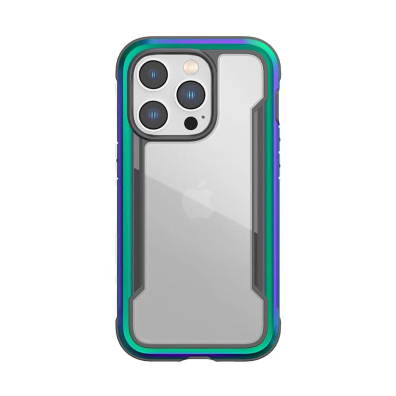 X-Doria Raptic Shield - Aluminum Case for iPhone 14 Pro (Drop-Tested 3m) (Iridescent) 8