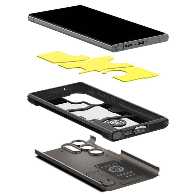 Spigen Tough Armor - Case for Samsung Galaxy S23 Ultra (Gunmetal) 5