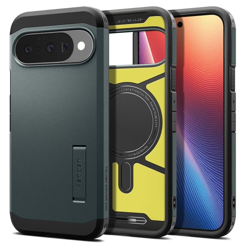 Spigen Tough Armor Mag MagSafe - Case for Google Pixel 10 / 10 Pro (Abyss Green)