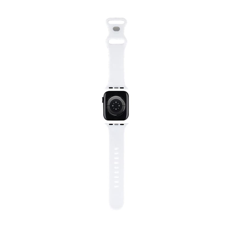 Hello Kitty Silicone Heads & Stripes - Strap for Apple Watch 38/40/41 mm (black) 2