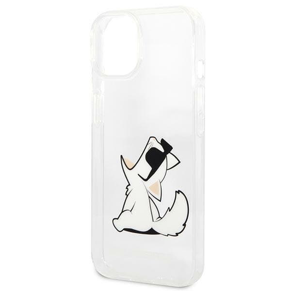 Karl Lagerfeld Leather Perforated Logo Case iPhone 14 Plus 6