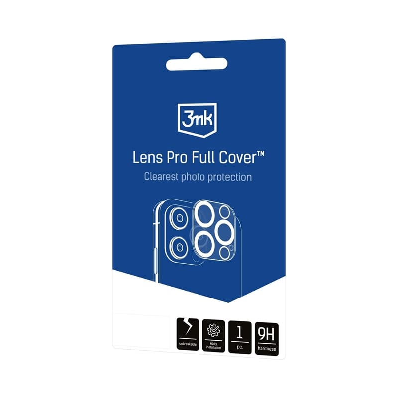 3mk Lens Pro Full Cover - Camera Lens Glass for iPhone Air 8