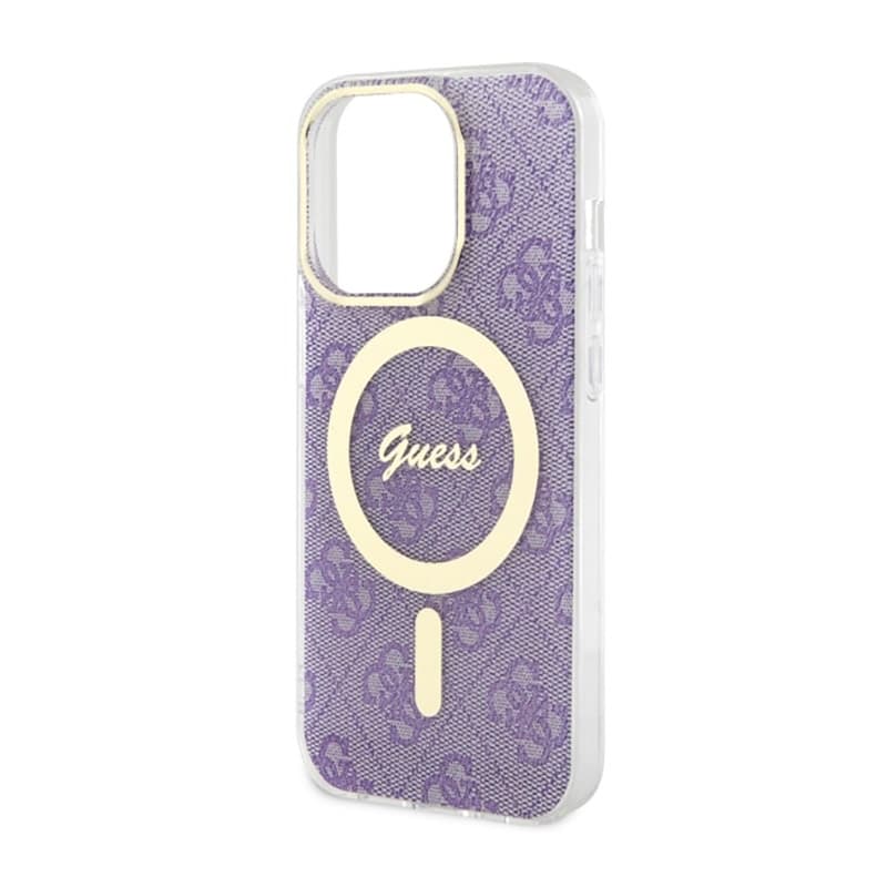 Guess 4G MagSafe - Case for iPhone 14 Pro (Purple) 6