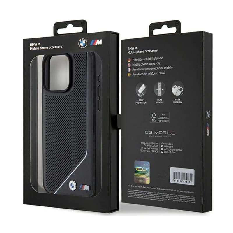 BMW Perforated Twisted Line MagSafe - Case for iPhone 15 Pro (black) 8