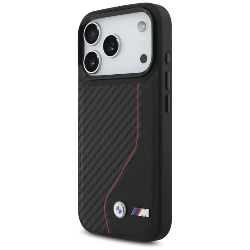 BMW M Carbon Line & Logo MagSafe - Case iPhone 17 Pro (red) 2