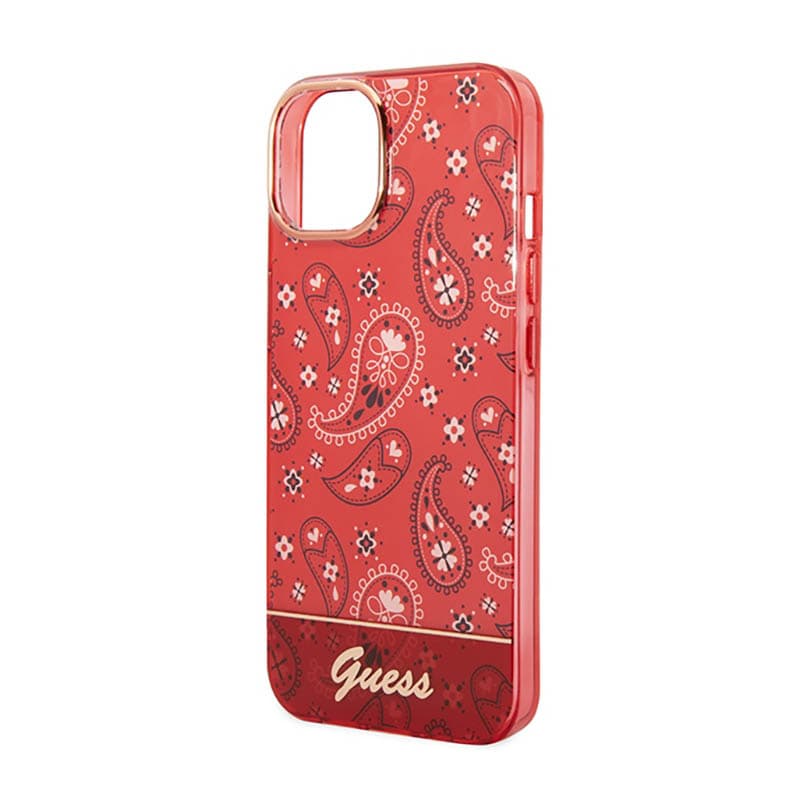 Guess Bandana Paisley - Case for iPhone 14 Plus (red) 6