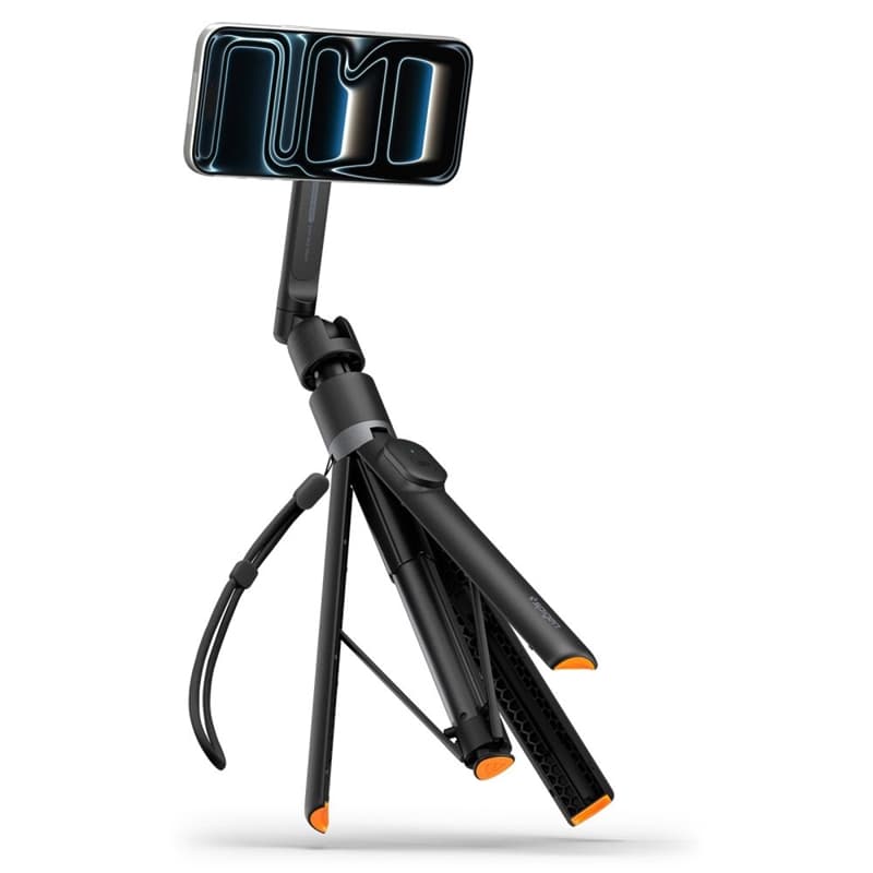 Spigen S582W MagSafe Bluetooth Selfie Stick Tripod - Smartphone Tripod / Selfie Stick Holder (Black) 8