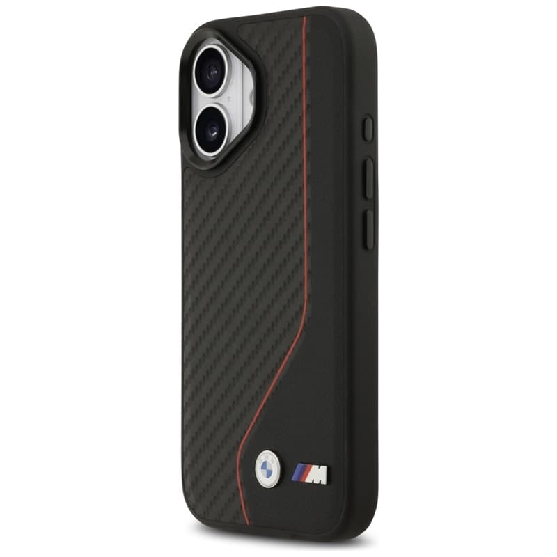 BMW M Carbon Line & Logo MagSafe - Case iPhone 17 (red) 2