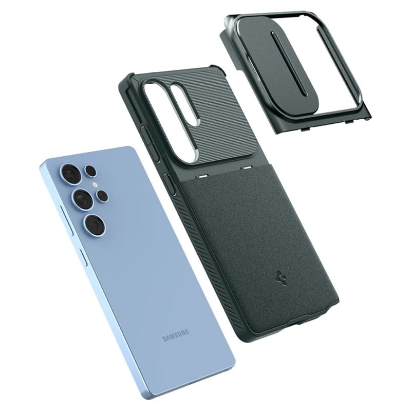 Spigen Optik Armor - Case for Samsung Galaxy S25 Ultra (Abyss Green) 8