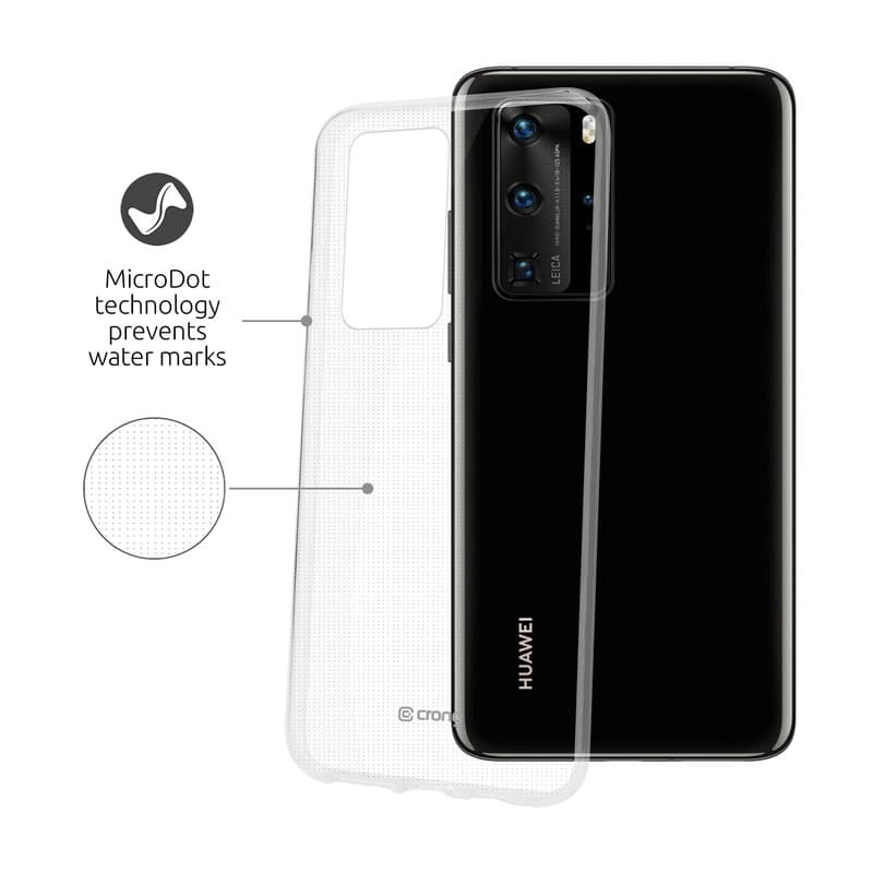 Crong Crystal Slim Cover - Huawei P40 Case (Transparent) 3