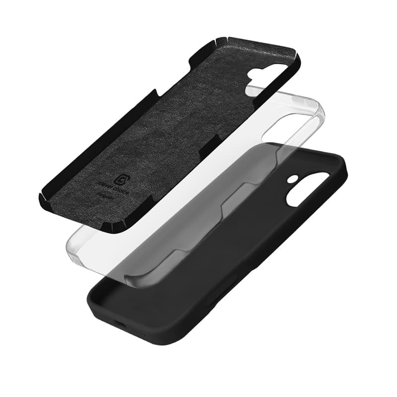 Crong Color Cover - iPhone 16 Case (Black) 3
