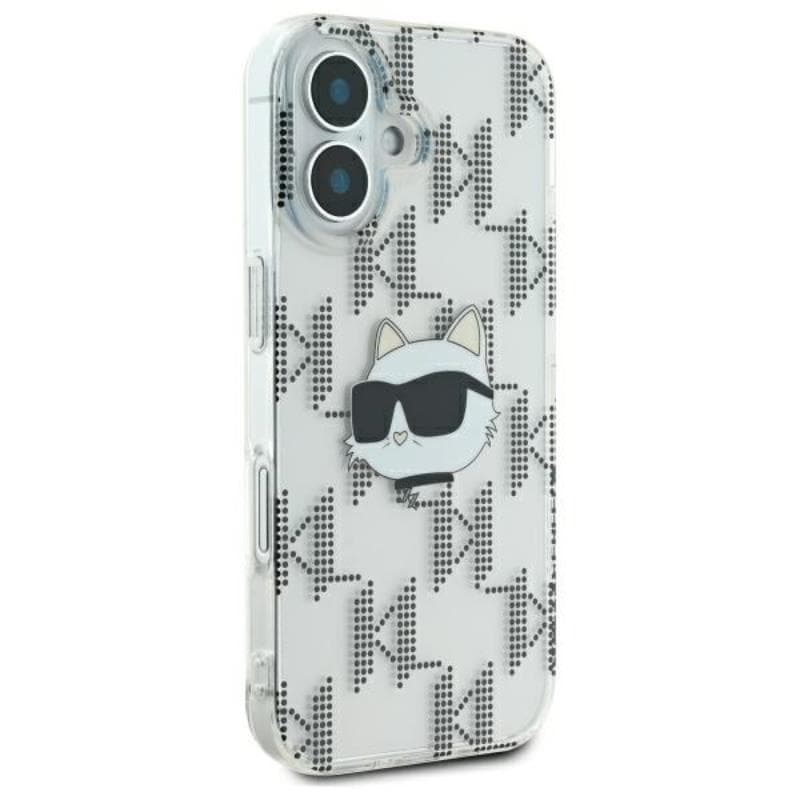 Karl Lagerfeld IML Choupette Head Electroplated - Case for iPhone 16 (transparent) 4