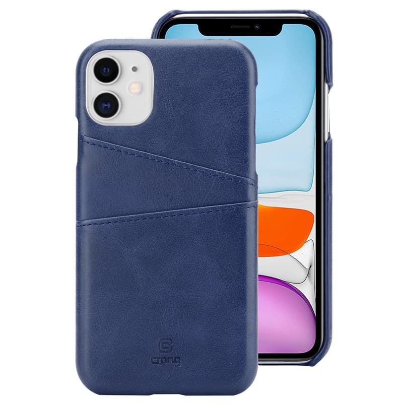 Crong Neat Cover - iPhone 11 Pro Case with Pockets (Blue)
