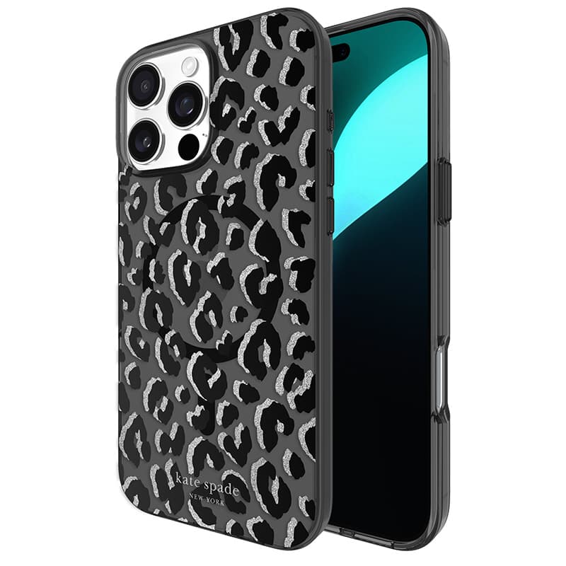 Kate Spade New York Protective MagSafe - Case for iPhone 16 Pro Max (City Leopard) 1