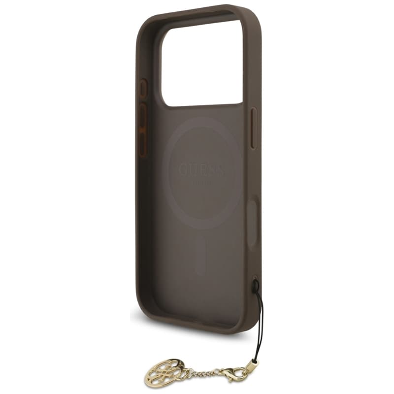 Guess 4G Charms Collection MagSafe - iPhone 17 Pro Case (Brown) 6