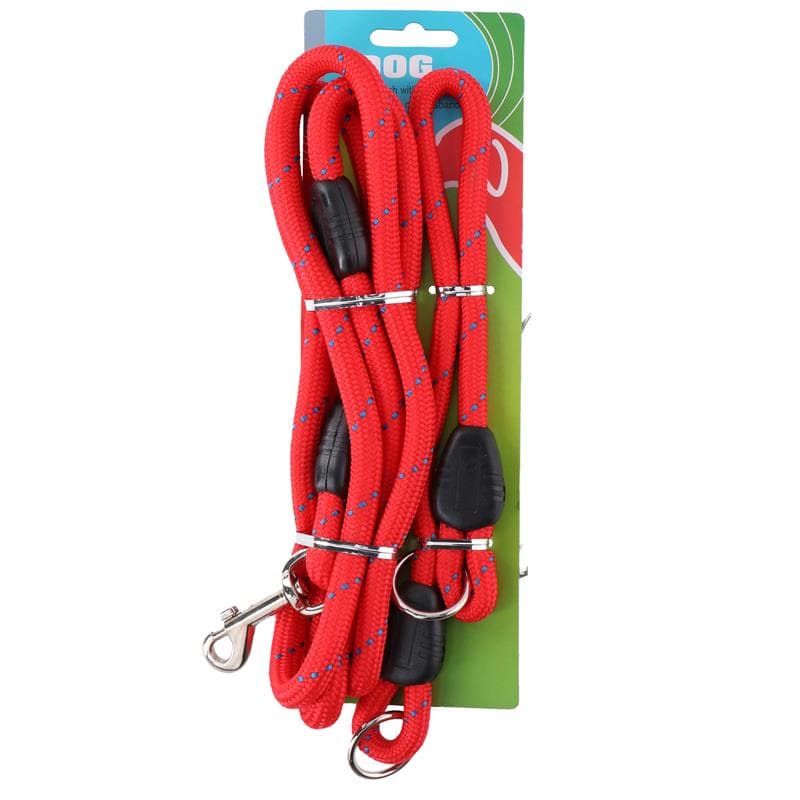 150 cm leash + 45 cm collar (red) 1