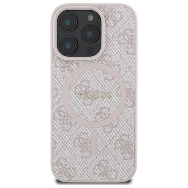 Guess 4G Ring Classic Logo MagSafe - Case for iPhone 16 Pro Max (pink) 3