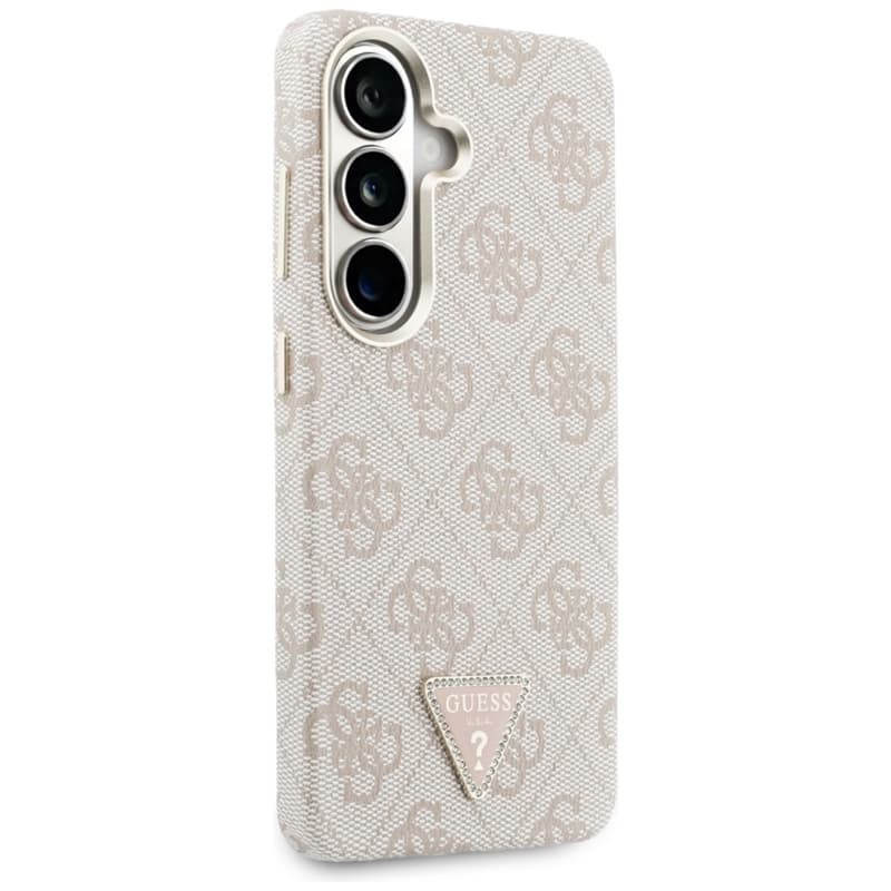 Guess 4G Triangle Logo MagSafe - Samsung Galaxy S26 Case (Pink) 4