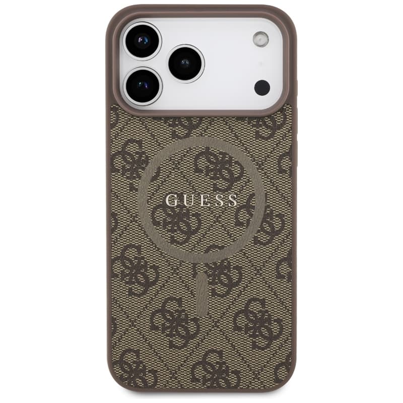 Guess 4G Ring Classic Logo MagSafe - Case iPhone 17 Pro Max (brown) 3