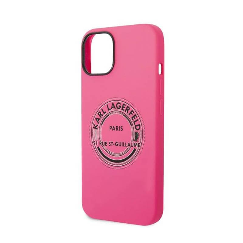 Karl Lagerfeld Silicone RSG - Case for iPhone 14 Plus (Pink) 6